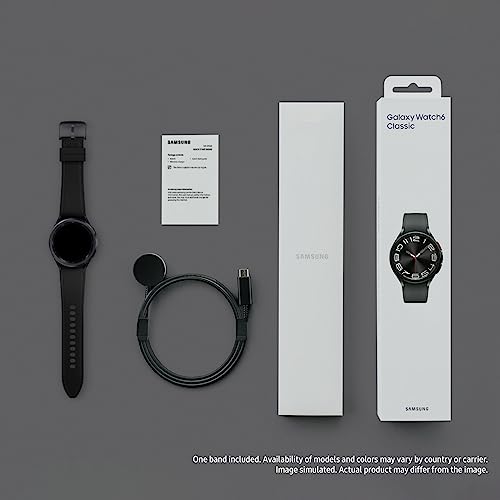 Samsung Galaxy Watch6 Classic Smartwatch With Rotating Bezel