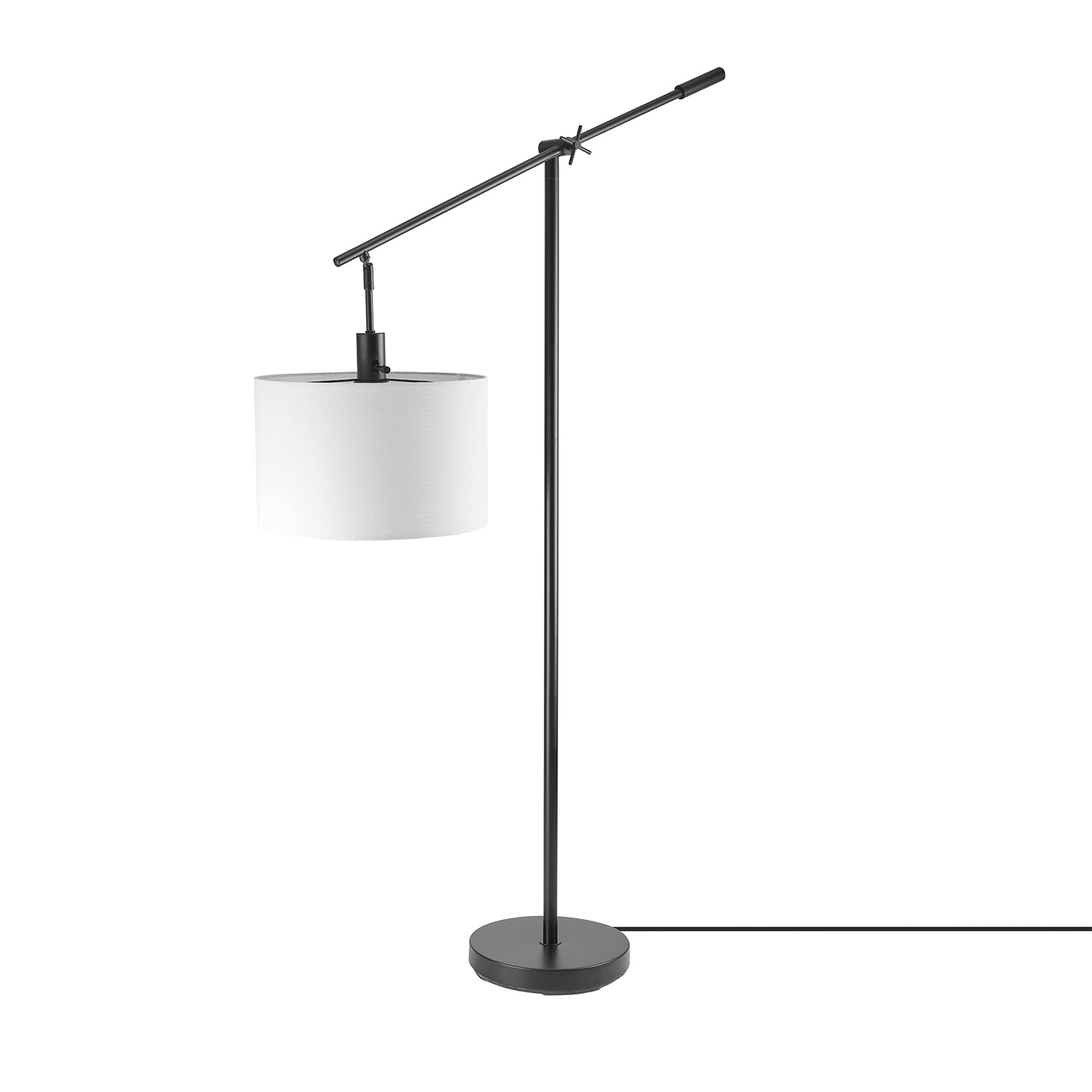 Modern 70 Inch Floor Lamp with Soft White Shade