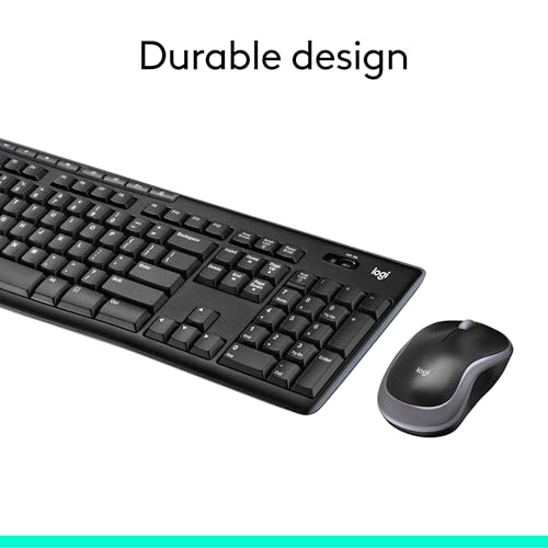 Logitech MK270 Wireless Keyboard and Mouse Combo for Easy Computing