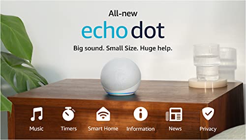 Echo Dot Smart Speaker With Rich Sound In Charcoal Plus