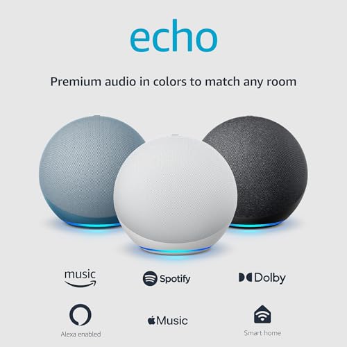 Amazon Echo Premium Sound Smart Speaker for Large Rooms