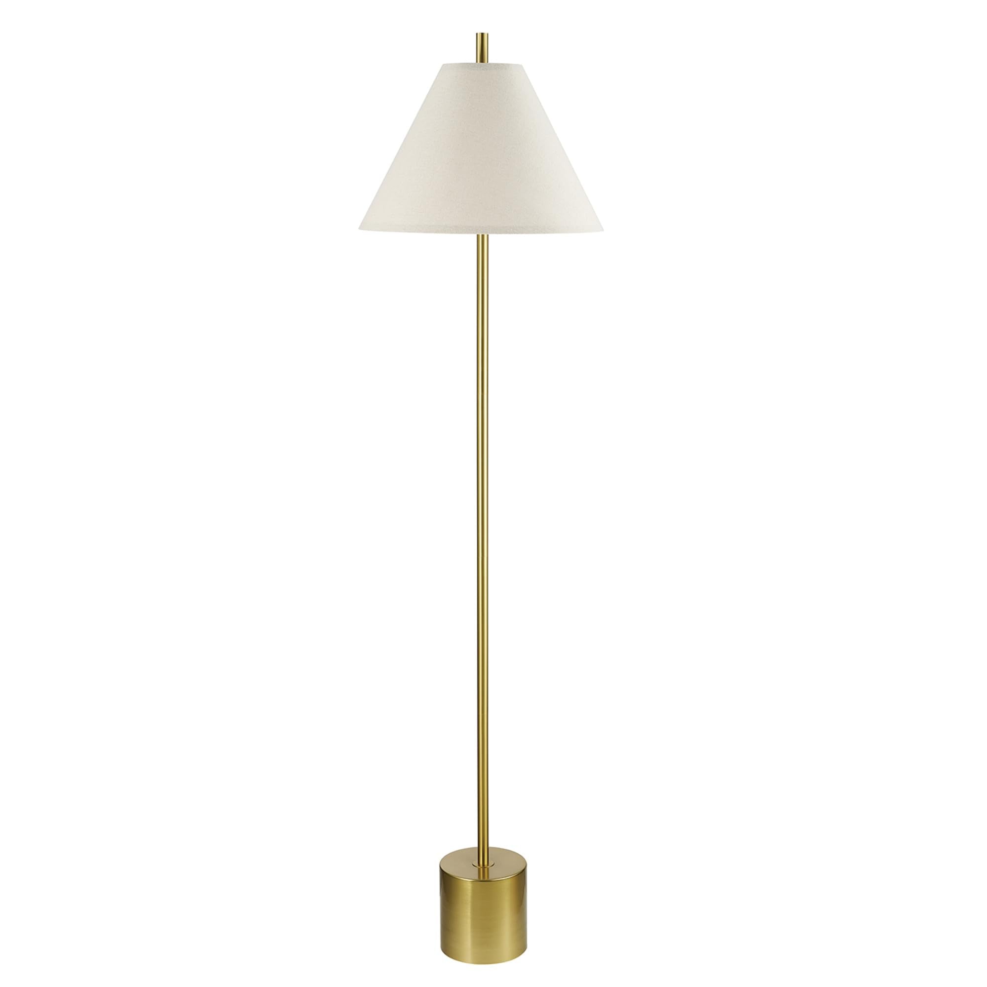 Modern 58 Inch Floor Lamp with Geometric Design