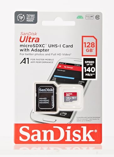 SanDisk 256GB Ultra MicroSD Card Fast Transfer Speeds