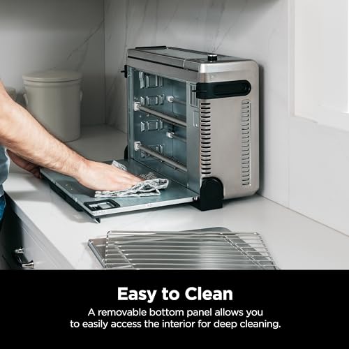 Ninja Flip Toaster Oven and Air Fryer Space Saving Design