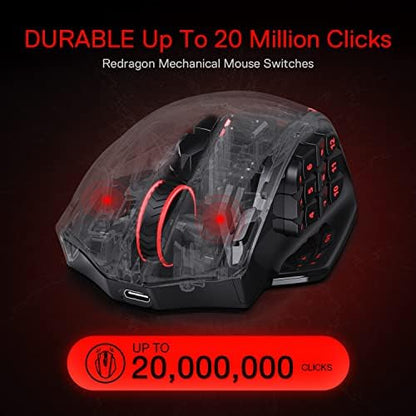 Redragon M908 RGB Gaming Mouse with 12 Programmable Buttons