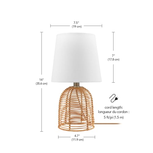 Maya 21 Inch Clear Glass Fillable Table Lamp