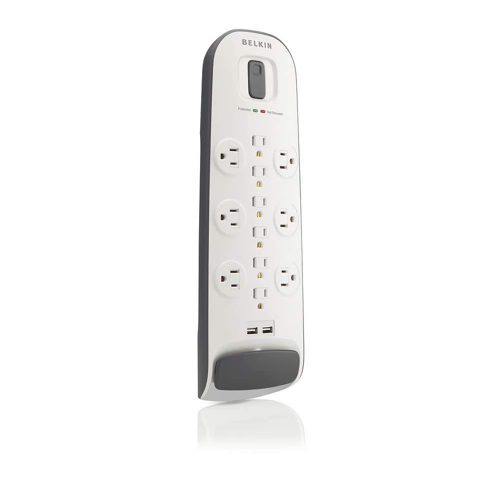 Belkin 12 Outlet Surge Protector Power Strip USB C Safe