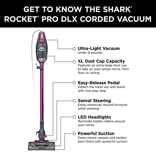 Shark Rocket Ultra Lightweight Corded Vacuum for Easy Cleaning