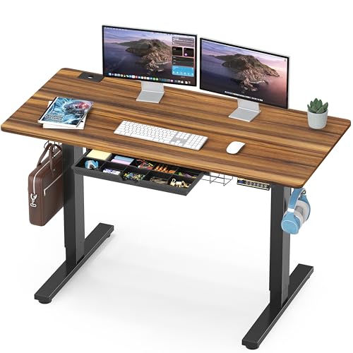 Height Adjustable Standing Desk with Memory Preset Feature