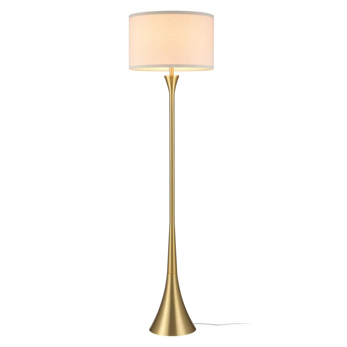 Modern 58 Inch Floor Lamp with Geometric Design