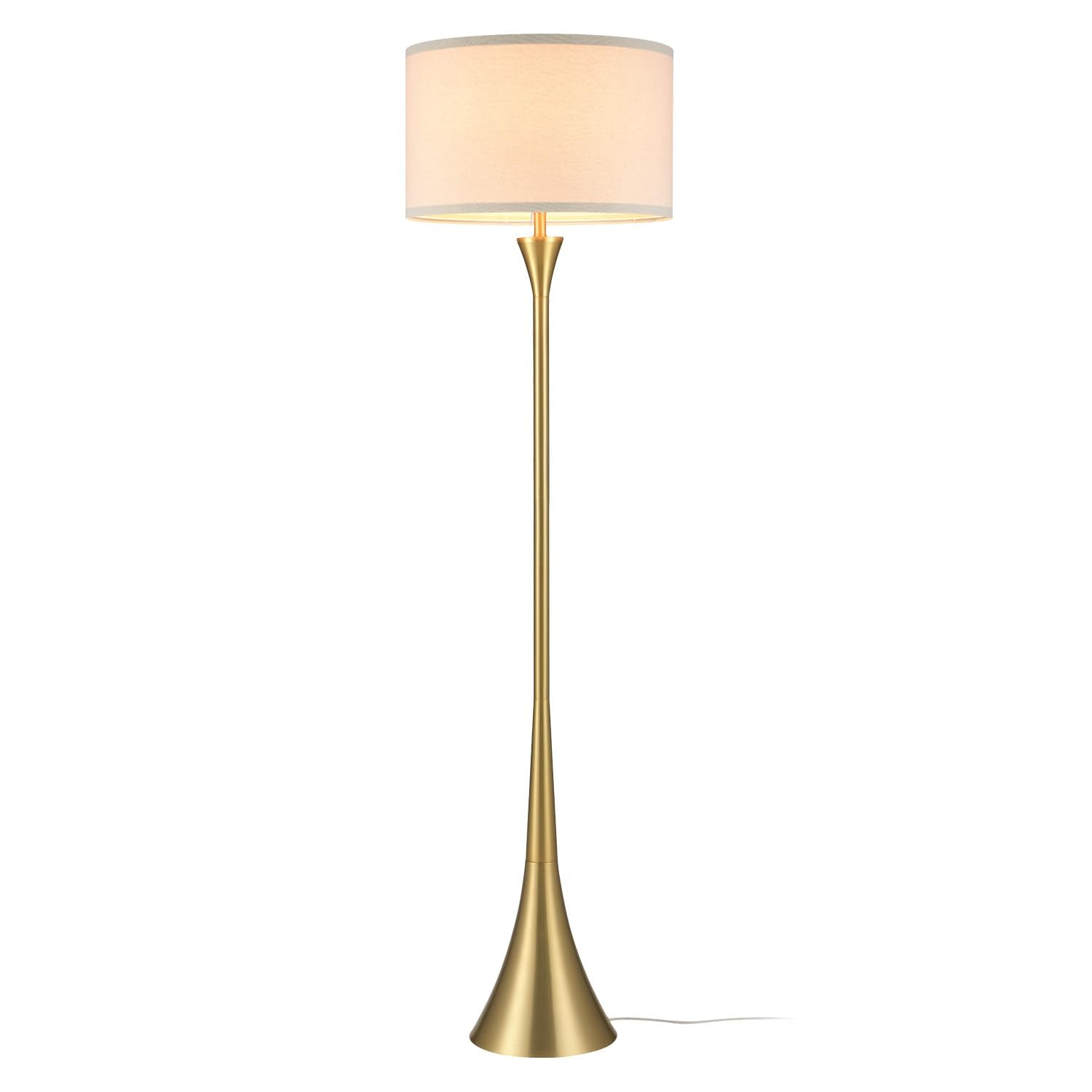 Modern 58 Inch Floor Lamp with Geometric Design