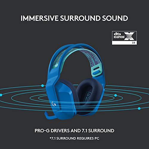 Logitech G733 Wireless Gaming Headset with Premium Audio