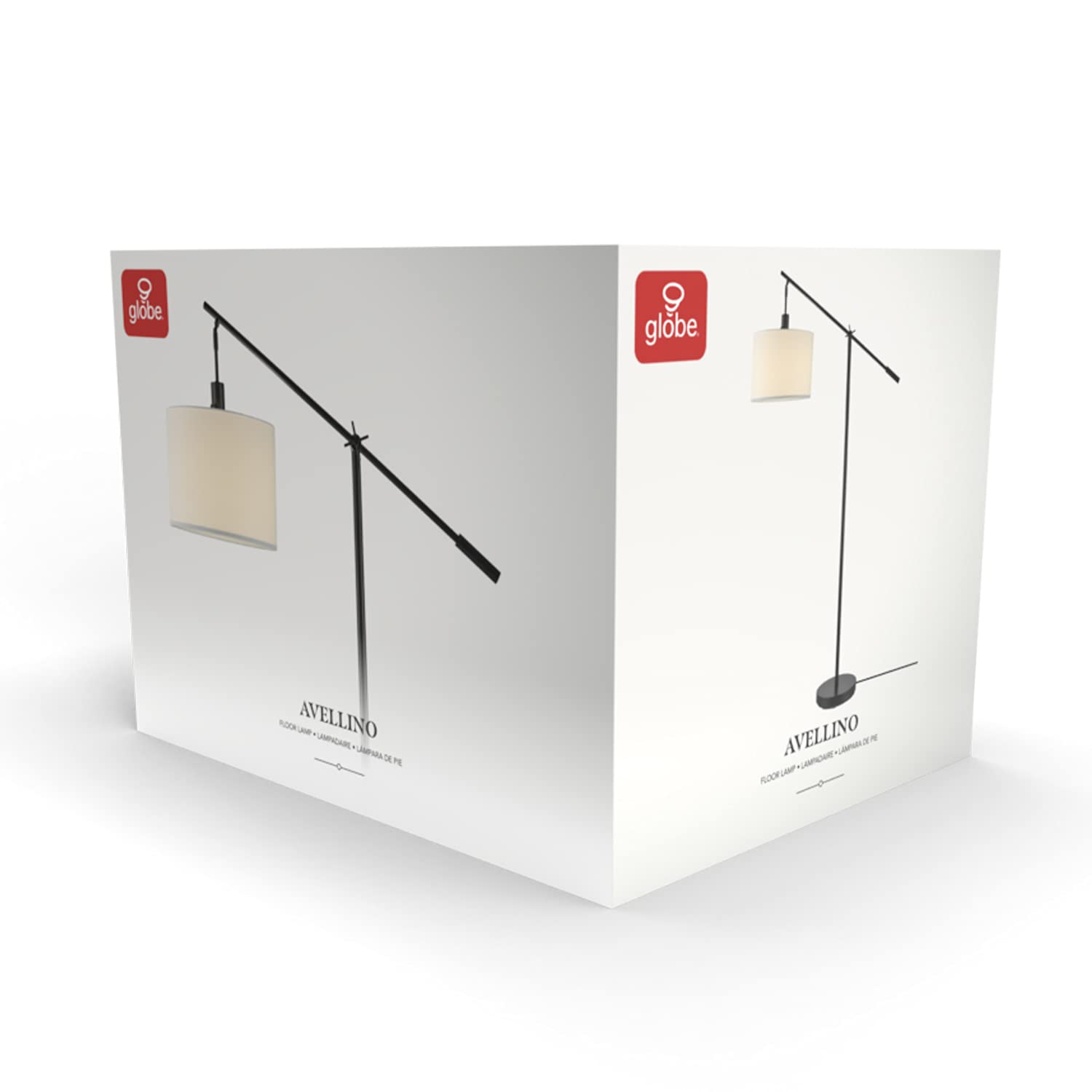 Modern 70 Inch Floor Lamp with Soft White Shade