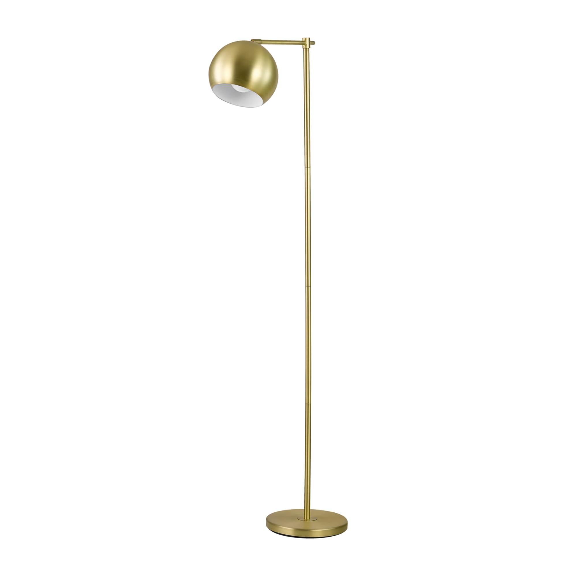 Molly Floor Lamp with Matte Black Finish and Slim Profile