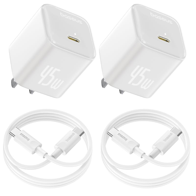 Baseus 45W USB C Fast Charger Block 2 Pack