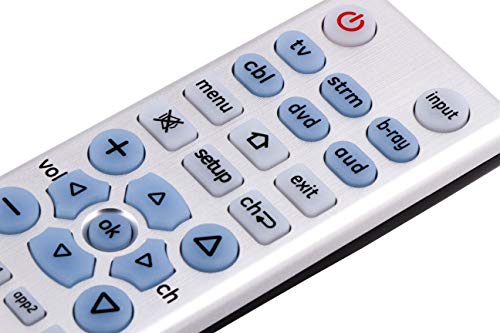 GE Big Button Backlit Universal Remote Control for Six Devices