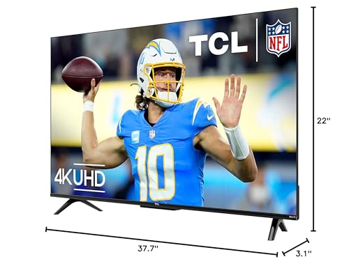 TCL 43 Inch 4K HDR Smart TV with Voice Control