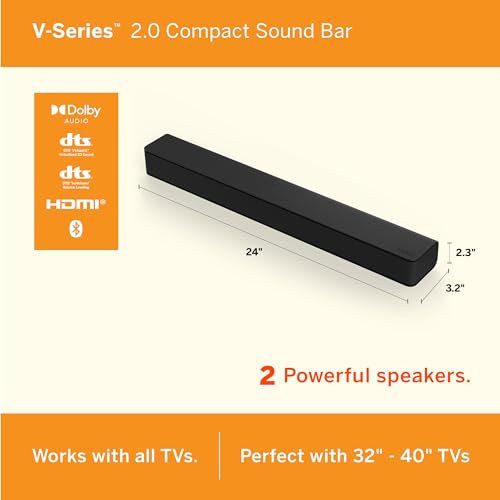 Vizio V Series Compact Sound Bar with Powerful Audio