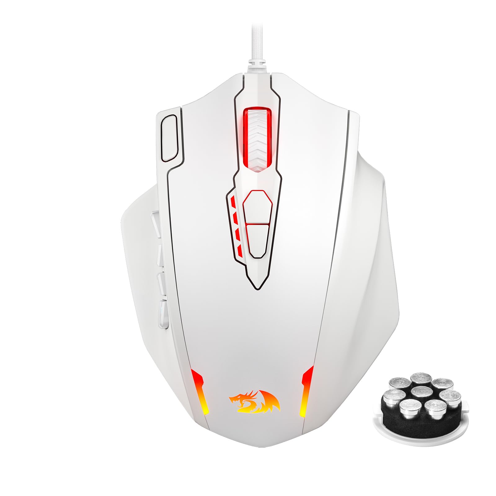 Redragon M908 RGB Gaming Mouse with 12 Programmable Buttons