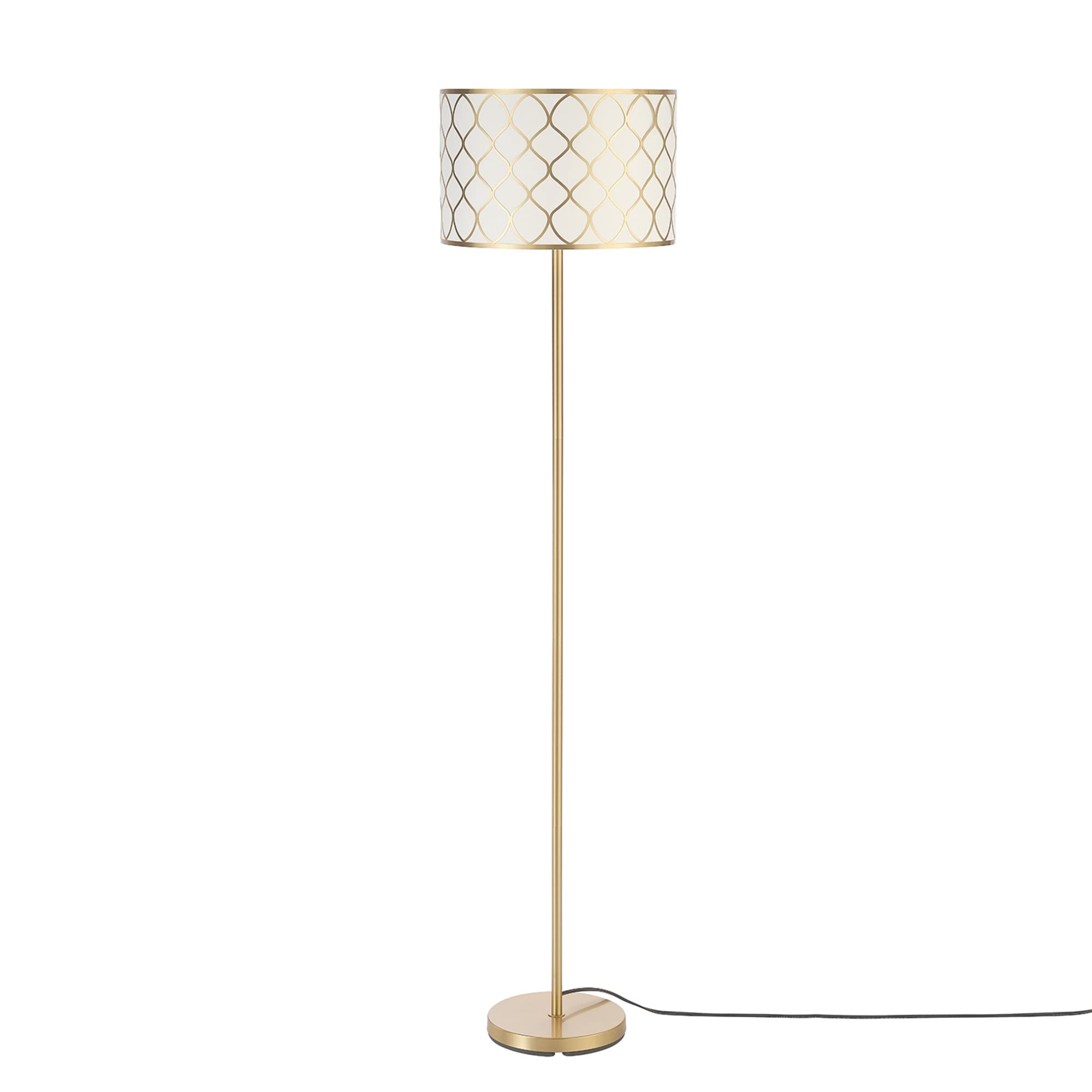 Modern 58 Inch Floor Lamp with Geometric Design
