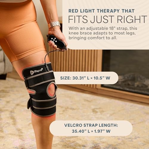 Portable Red Light Therapy Knee Brace for Pain Relief
