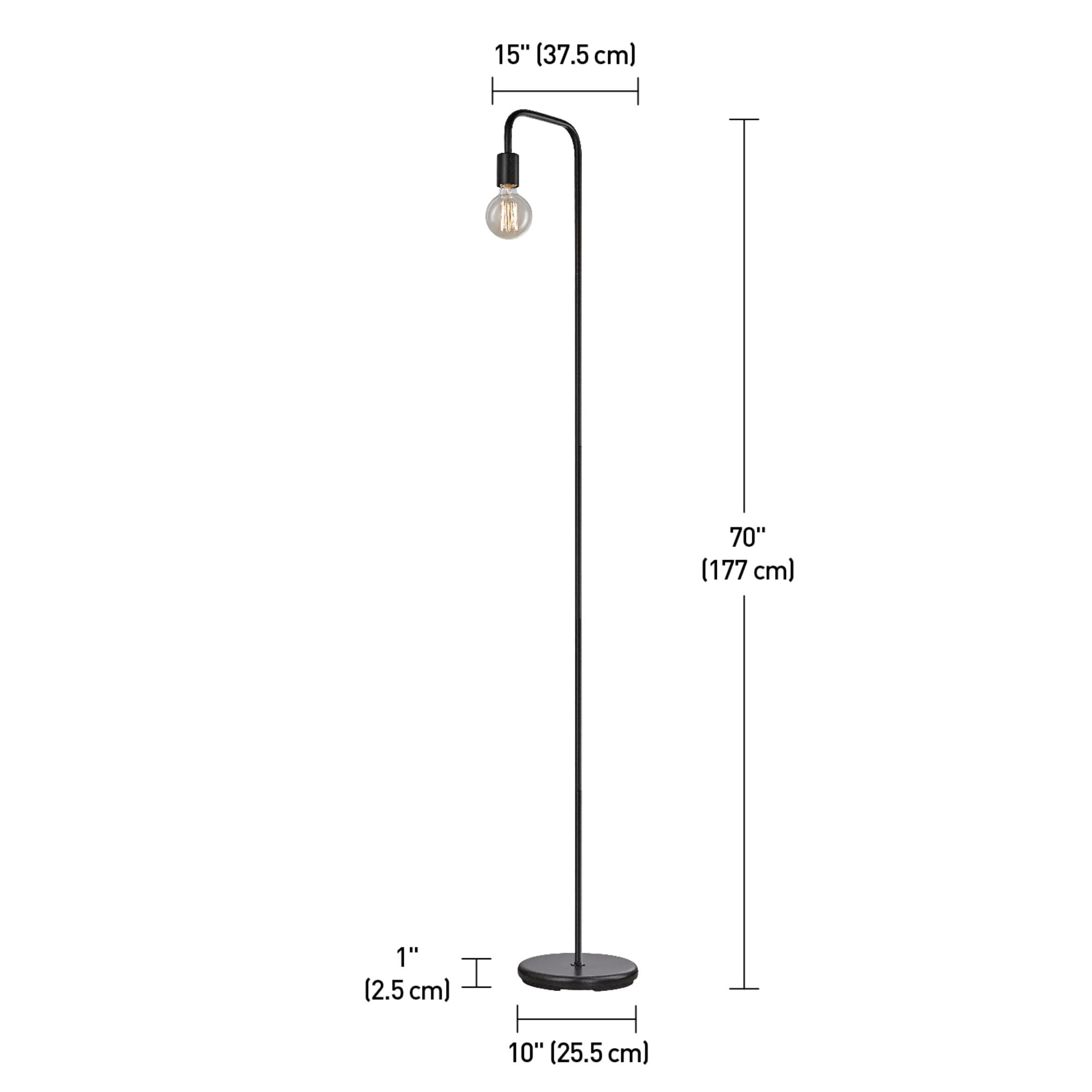 Elegant 70 Inch Floor Lamp with Foot Switch