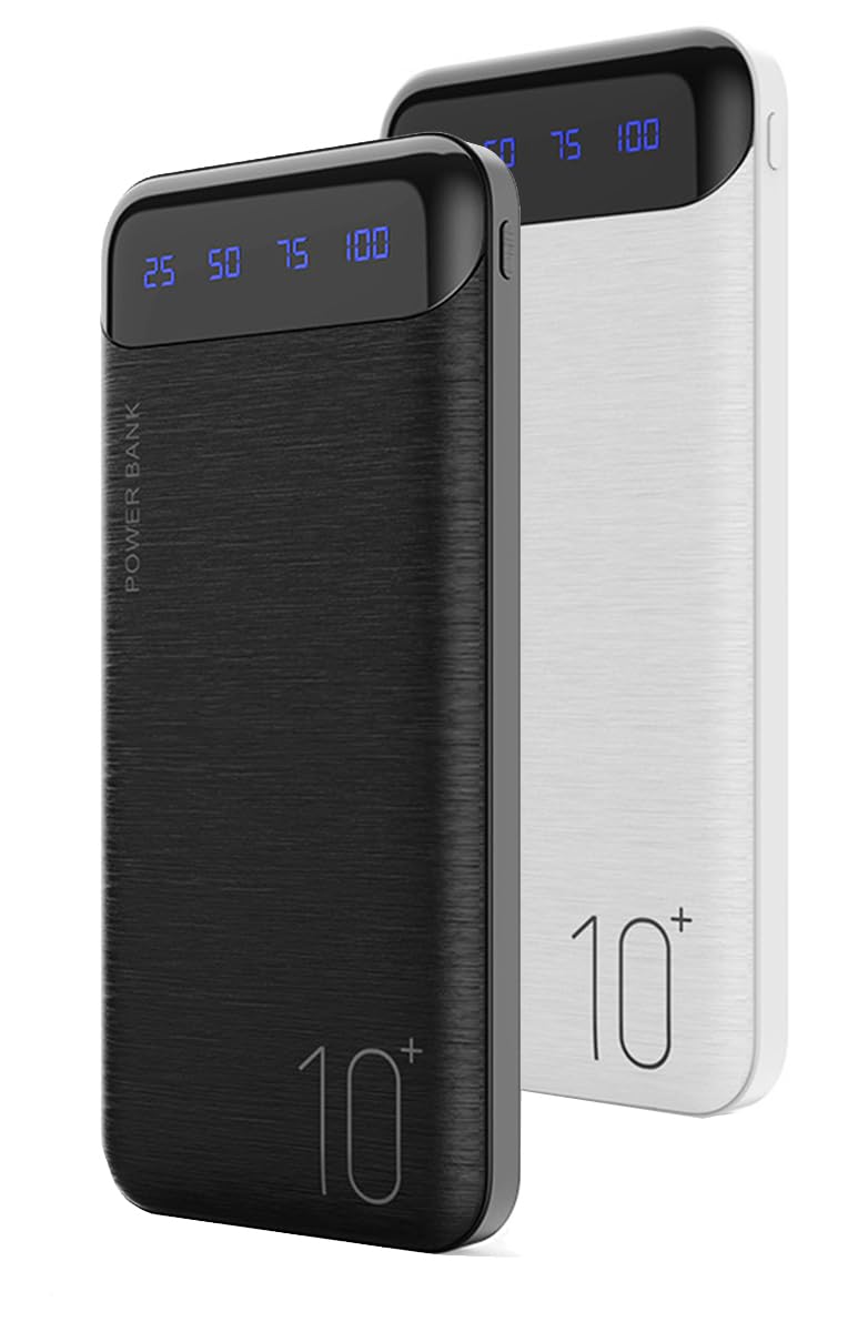 Power Bank 10000mAh Portable Charger Slim Battery Pack USB C