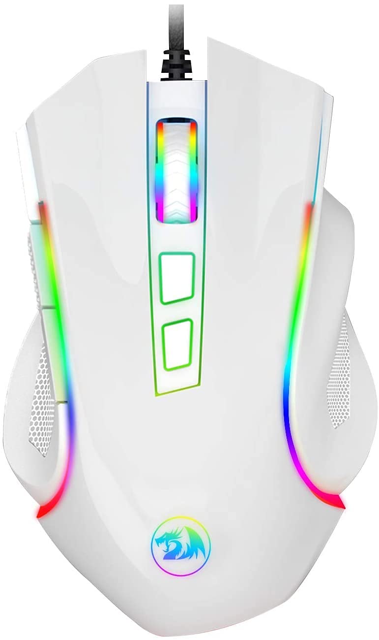 Redragon M602 Ergonomic RGB Gaming Mouse with Adjustable DPI