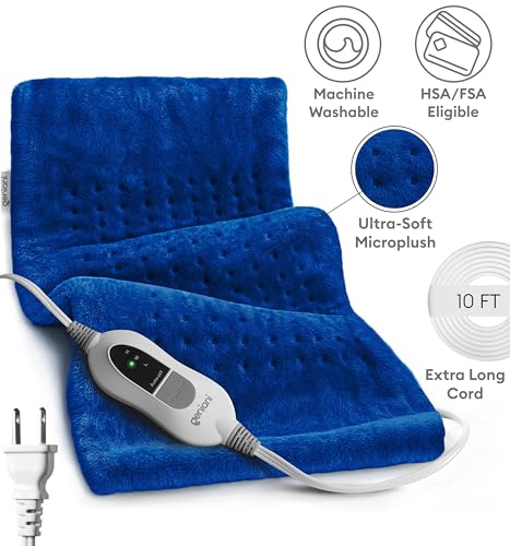 Geniani Large Electric Heating Pad for Pain Relief
