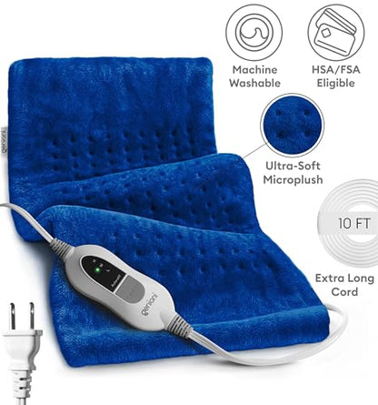Geniani Large Electric Heating Pad for Pain Relief