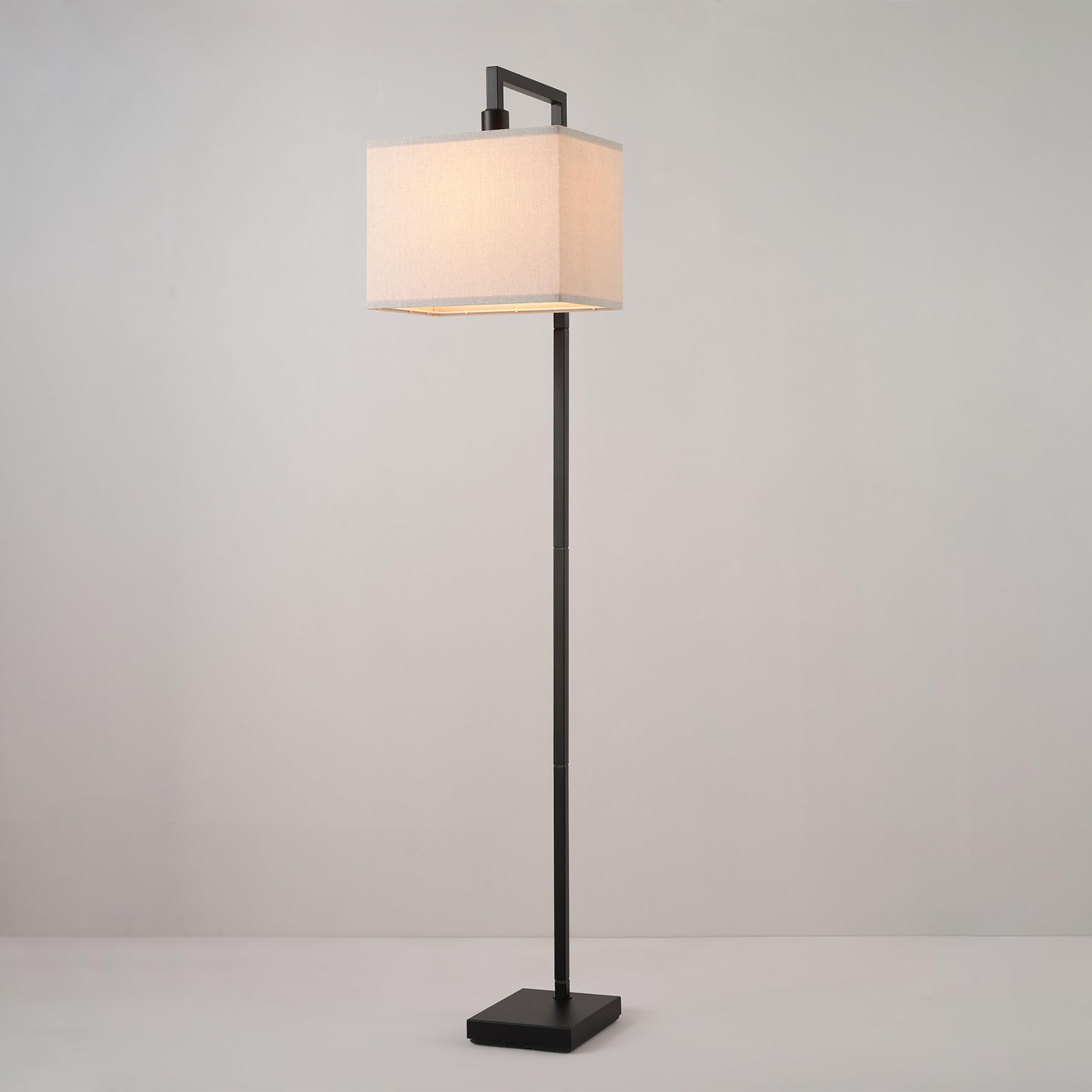Modern 58 Inch Floor Lamp with Geometric Design