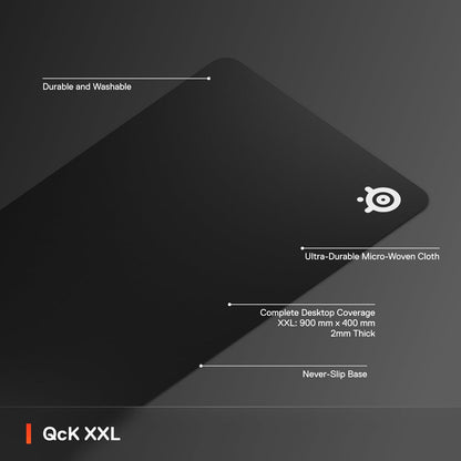 SteelSeries QcK Edge Gaming Mouse Pad Durable Smooth Surface