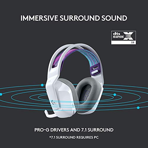 Logitech G733 Wireless Gaming Headset with Premium Audio