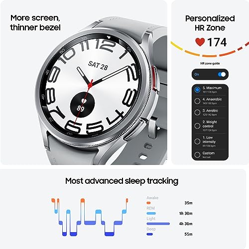 Samsung Galaxy Watch6 Classic Smartwatch With Rotating Bezel