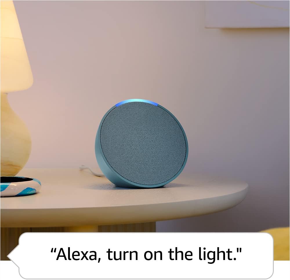 Echo Pop Compact Smart Speaker With Rich Voice Control