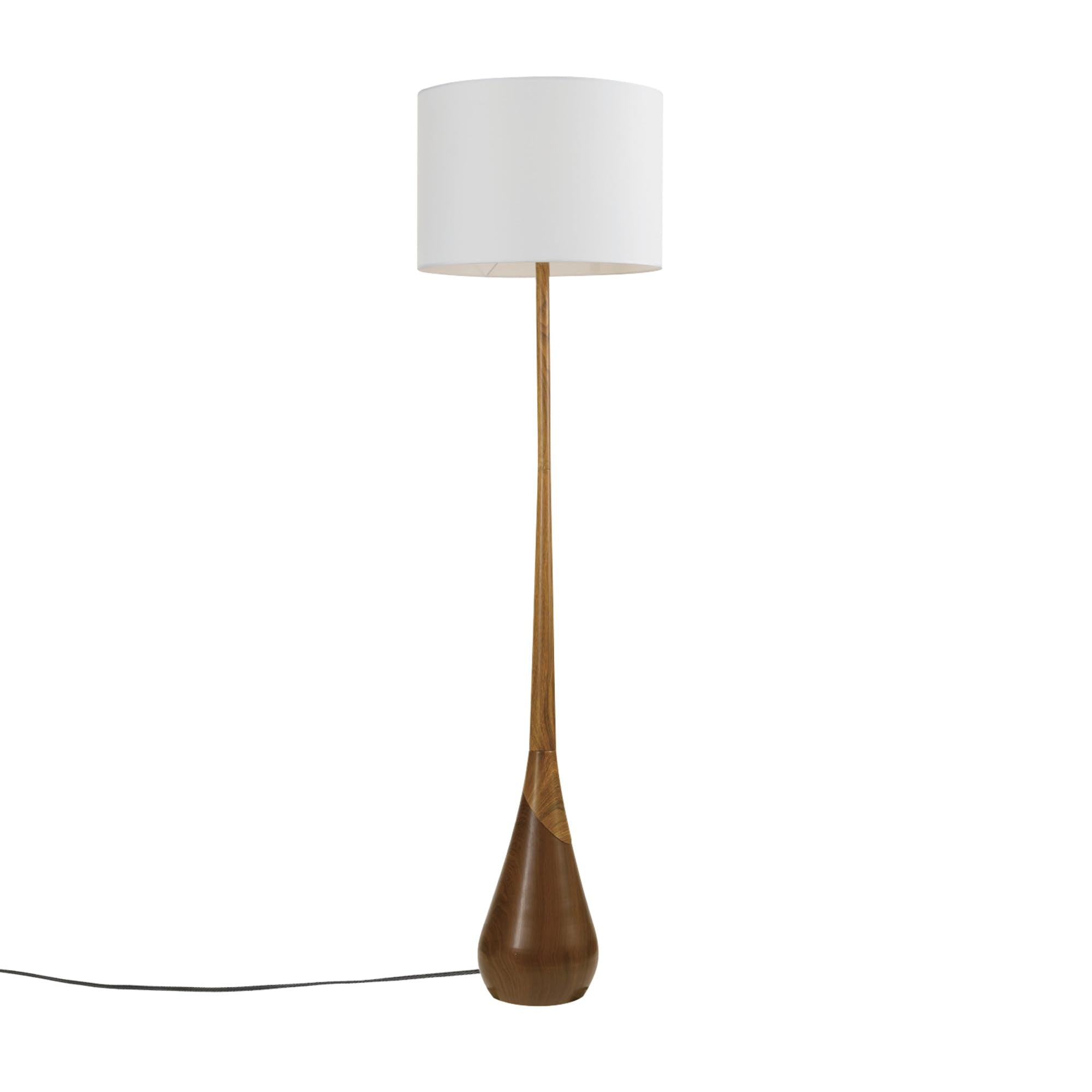 Modern 70 Inch Floor Lamp with Soft White Shade