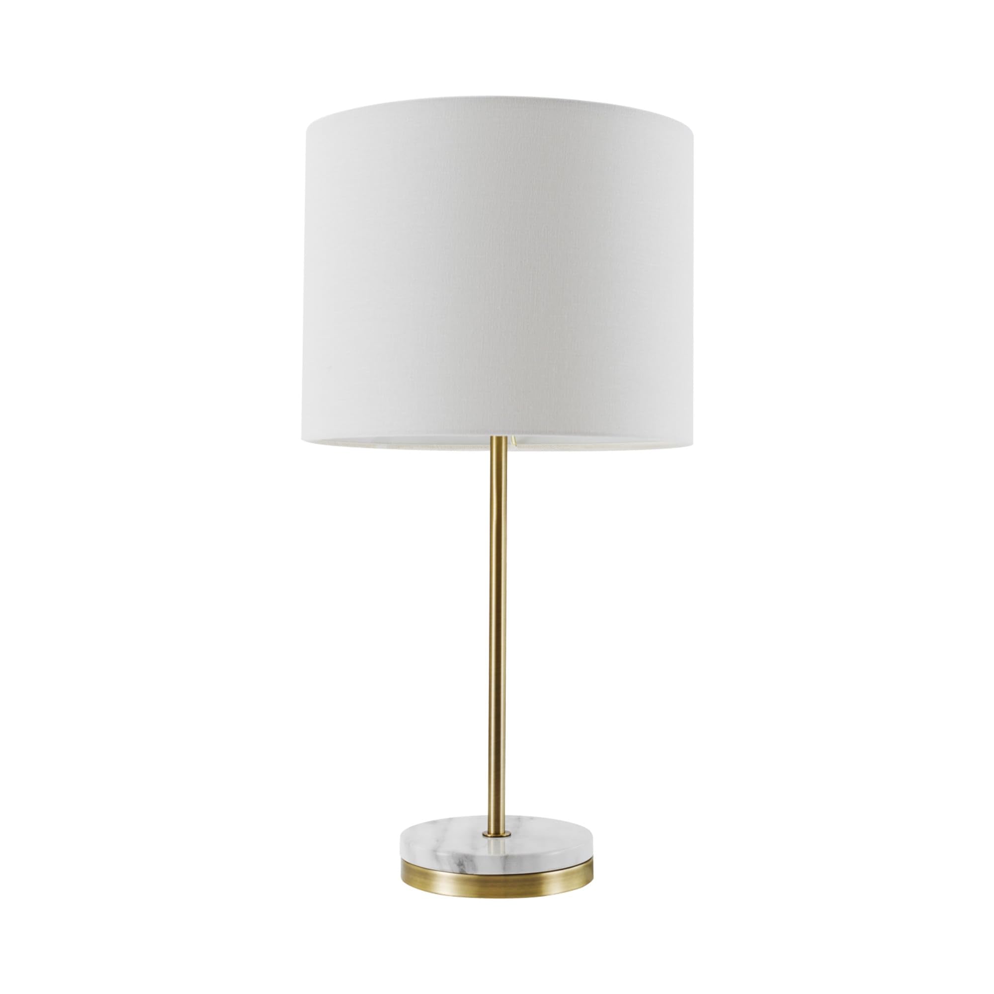 Metallic Gray Table Lamp with Dual Pull Chains for Versatile Lighting