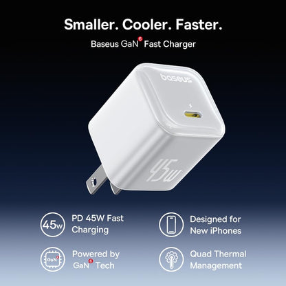 Baseus 45W USB C Fast Charger Block 2 Pack
