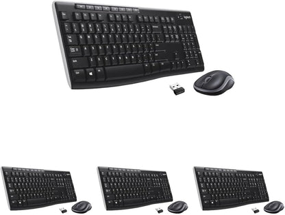 Logitech MK270 Wireless Keyboard and Mouse Combo for Easy Computing