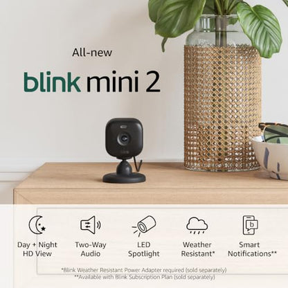 Blink Mini 2 Home Security Camera with Color Night Vision