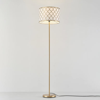 Modern 58 Inch Floor Lamp with Geometric Design