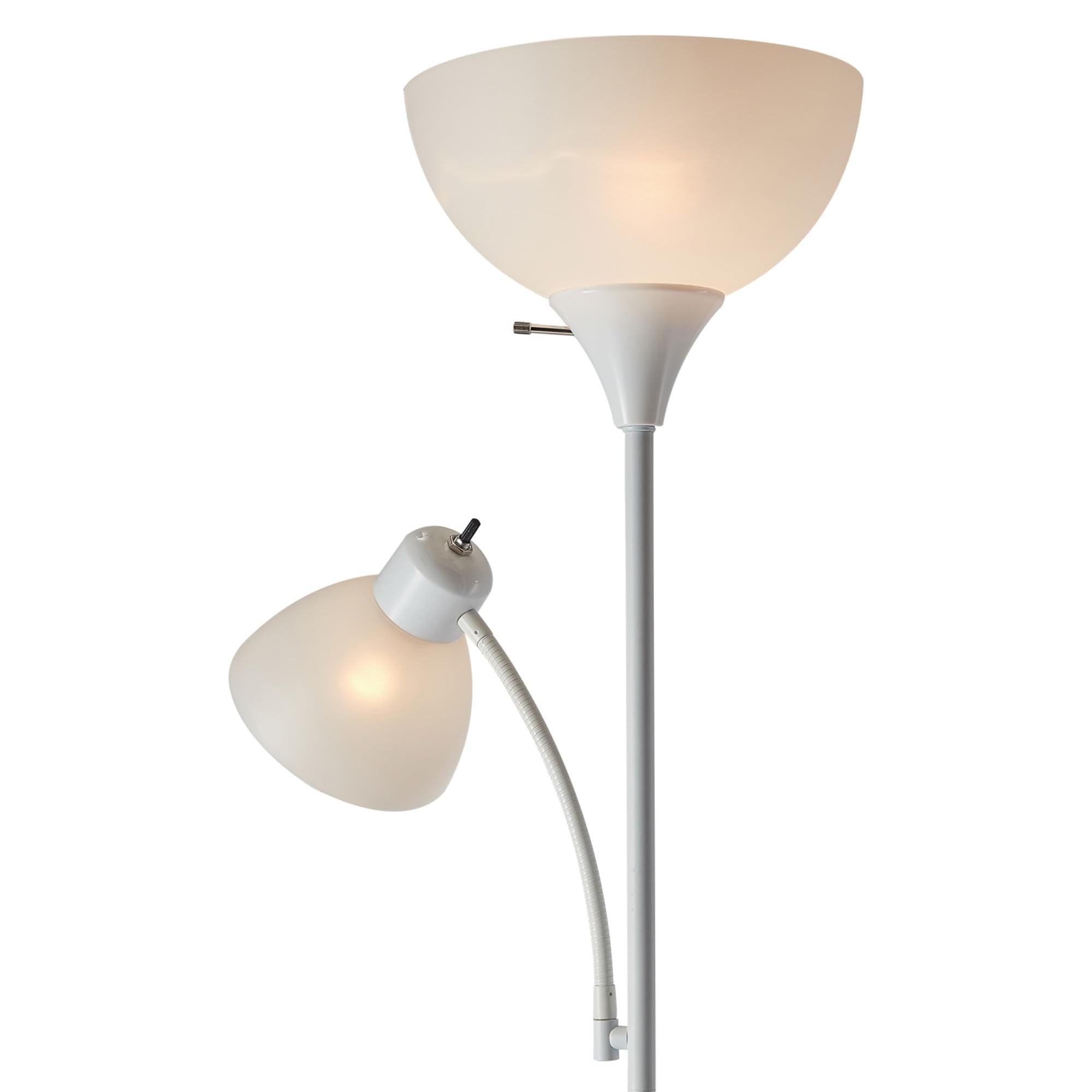 Globe Electric Delilah Floor Lamp with Adjustable Reading Light