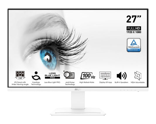 MSI PRO MP271A E2 27 Inch FHD Gaming Monitor with 120Hz Refresh Rate