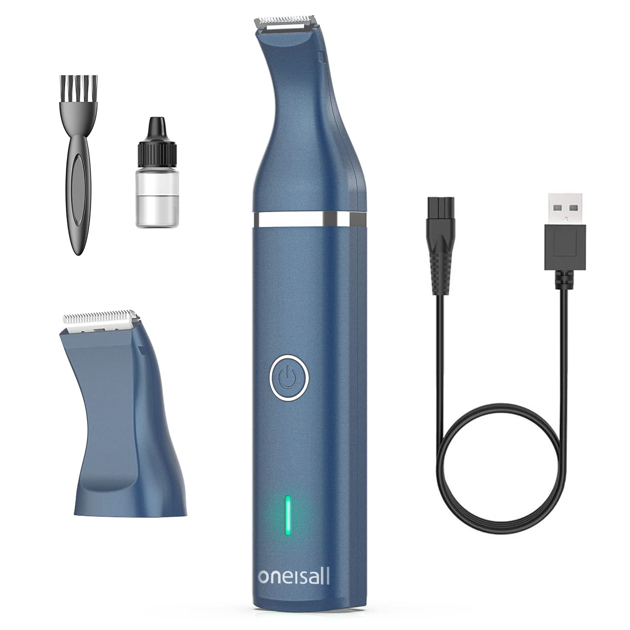 Oneisall Dog Clippers Cordless Low Noise Grooming Trimmer