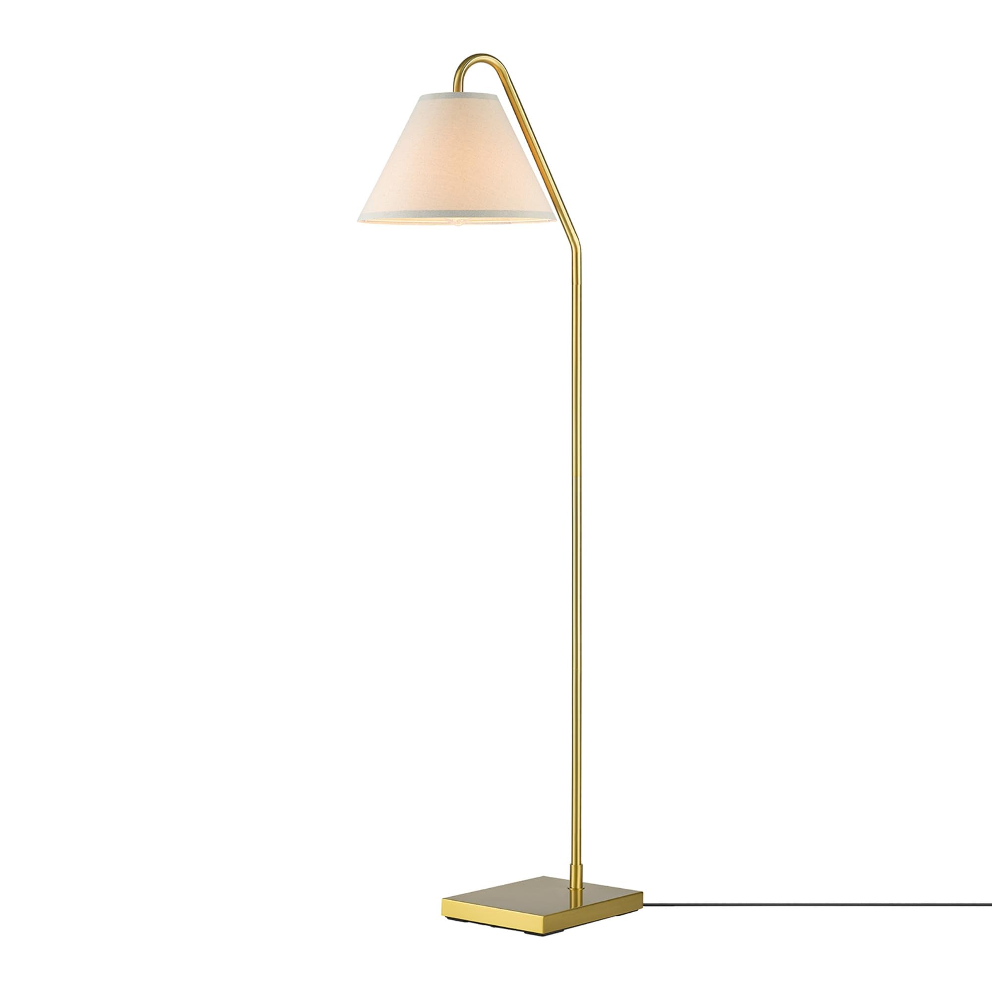 Modern 58 Inch Floor Lamp with Geometric Design