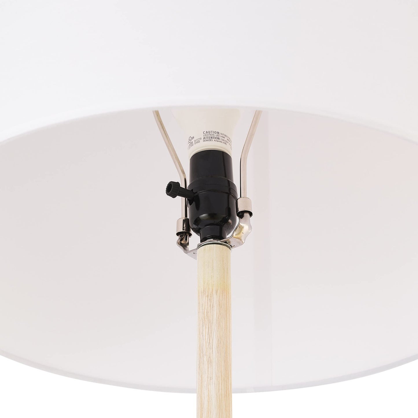 Modern 70 Inch Floor Lamp with Soft White Shade