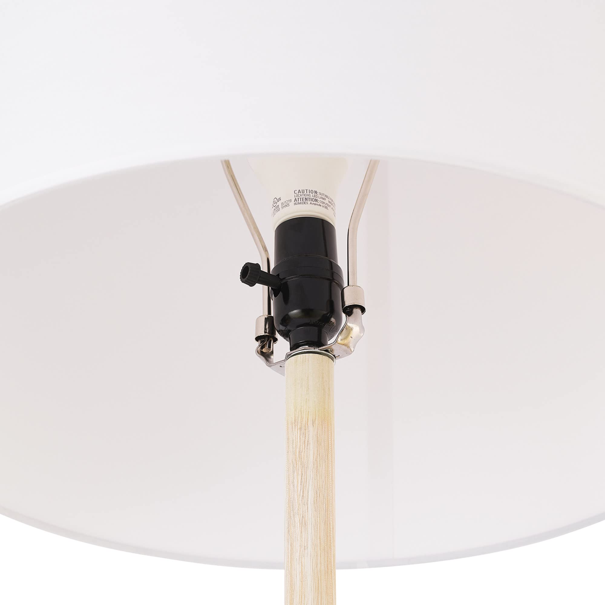 Modern 70 Inch Floor Lamp with Soft White Shade