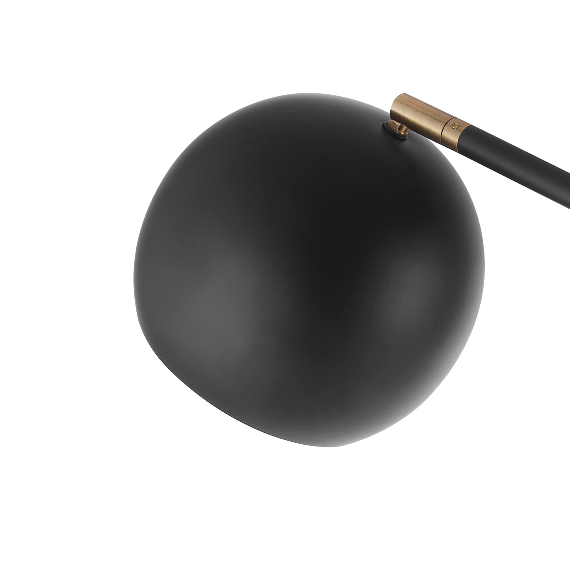 Molly Floor Lamp with Matte Black Finish and Slim Profile