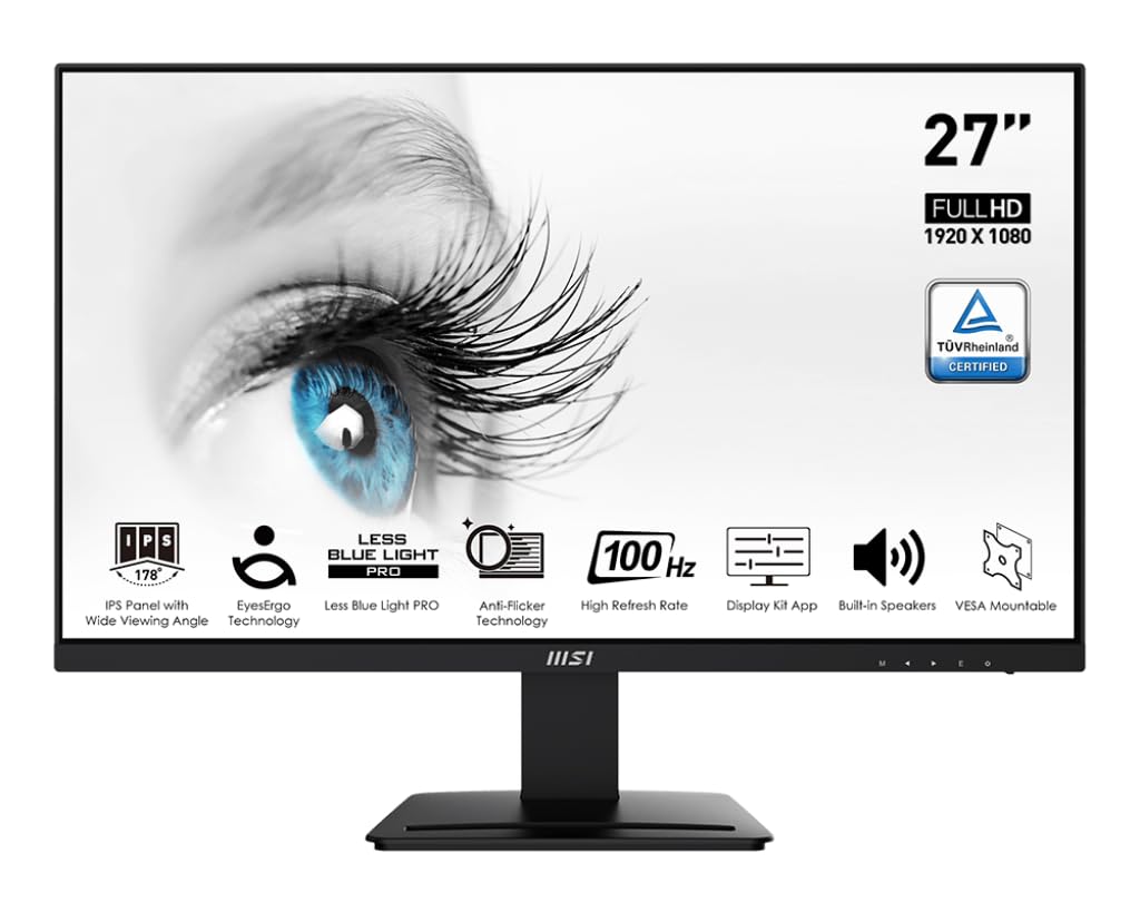 MSI PRO MP271A E2 27 Inch FHD Gaming Monitor with 120Hz Refresh Rate