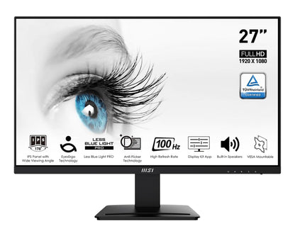 MSI PRO MP271A E2 27 Inch FHD Gaming Monitor with 120Hz Refresh Rate